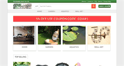 Desktop Screenshot of gardenornamentsandaccessories.com